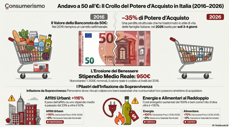 report consumerismo inflazione decennale infografica report consumerismo inflazione decennale infografica