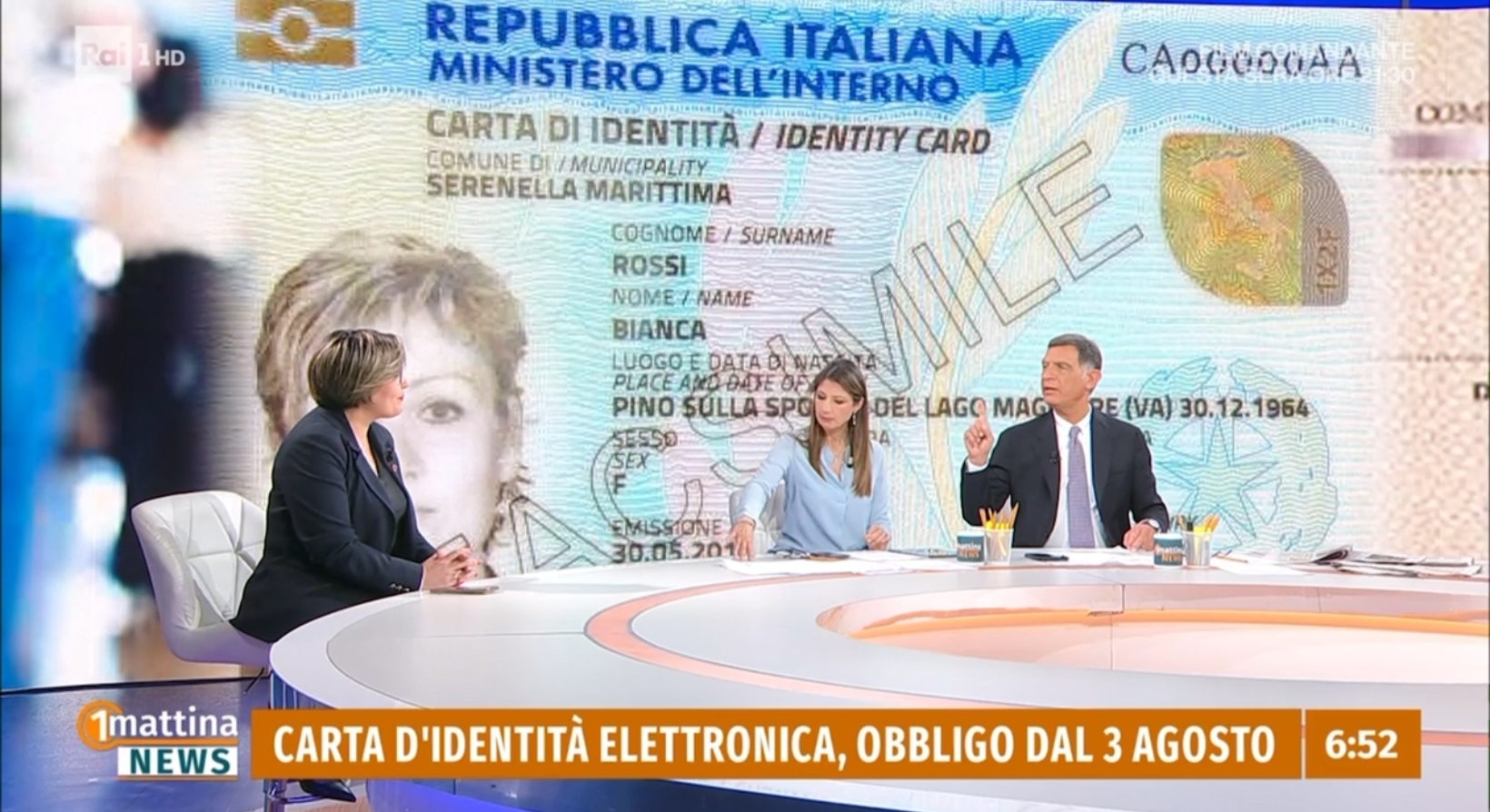 Barbara Molinario uno mattina news IMG