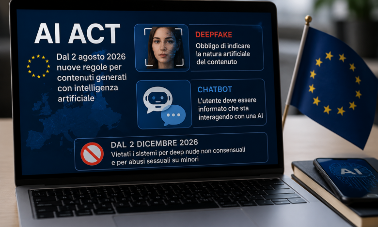 Deepfake etichette e nuovi divieti