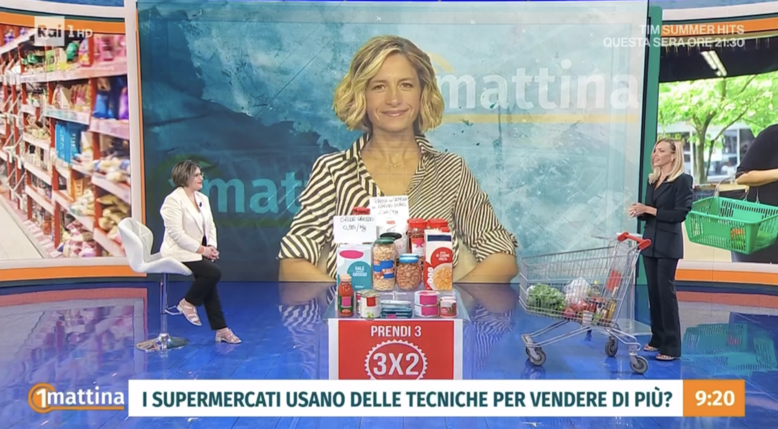 barbara molinario uno mattina estate Screenshot alle