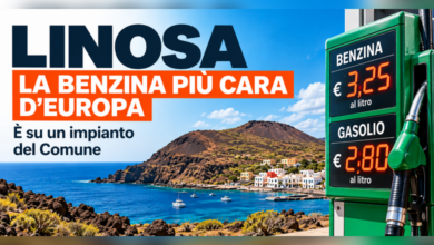 benzina cara comune linosa