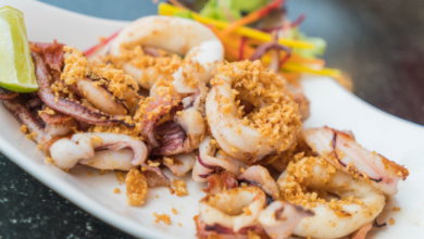 calamari la borsa della spesa